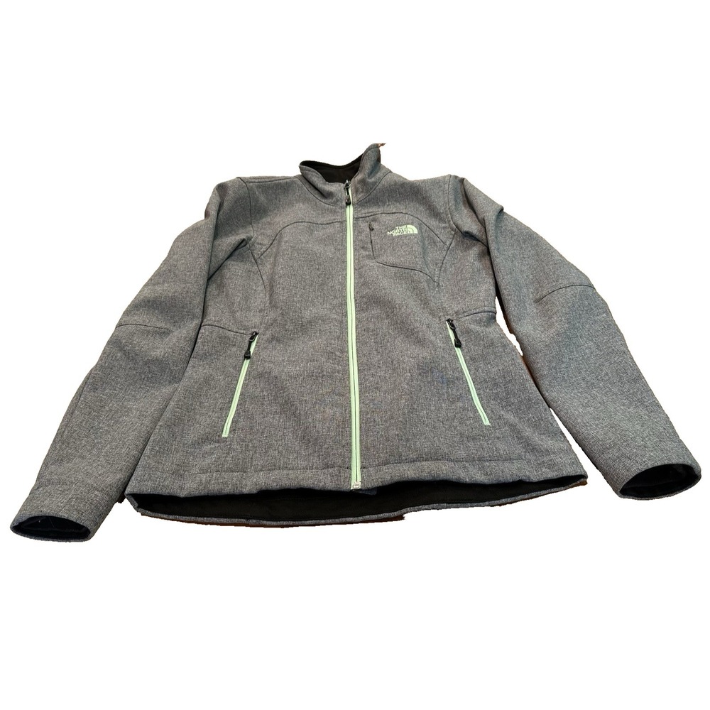 The North Face Apex Bionic Jacket Womens Softshell Full Zip‎ Gray Size S
